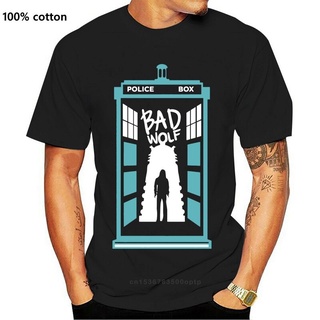 [S-5XL] เสื้อยืด พิมพ์ลาย I Create Myself Bad Wolf Doctor Who Tardis สไตล์คลาสสิก สําหรับผู้ชาย เสื้อยืด ลายการ์ตูน Who