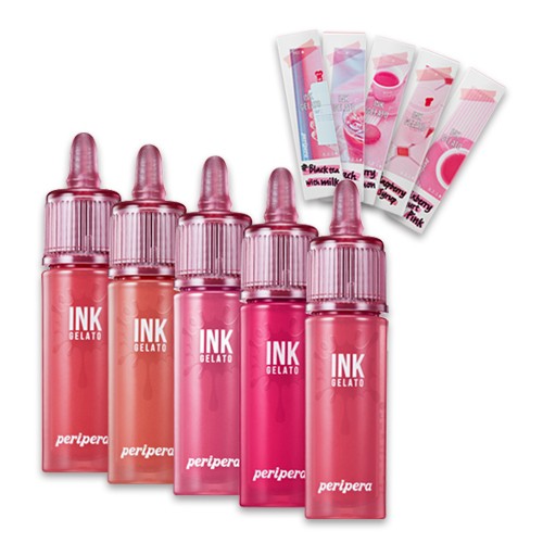 มีสีใหม่ ของแท้ฉลากไทย !! Pink-Moment Peripera-Ink Gelato เดรส ลดราคา ราคาส่ง ถูก แปรงแต่งหน้า ชุด รีวิว