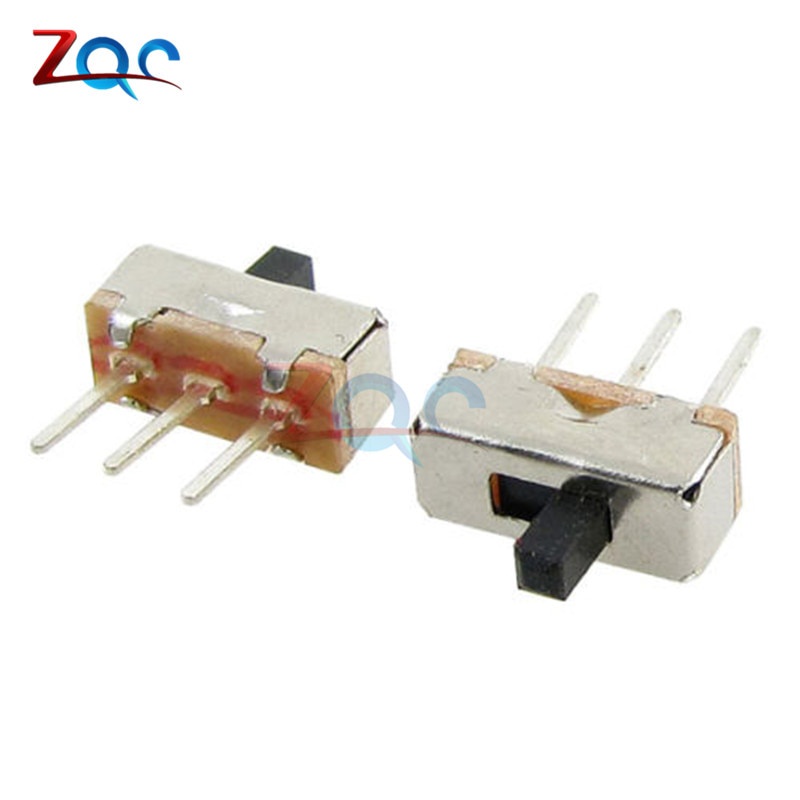 20pcs SS12D00G3 สไลด์สวิทช์ 2 ตําแหน่ง SPDT 1P2T 3Pin PCB แผง Mini แนวตั้งสลับสวิทช์สําหรับ DIY อุปกรณ์อิเล็กทรอนิกส์