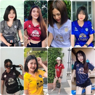 เสื้อกีฬา เสื้อบอลหญิงทรงเข้ารูป ขนาดฟรีไซส์ อก32-38(ป้ายXL)