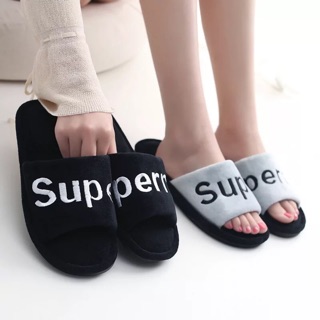 รองเท้าใส่ในบ้าน รองเท้า slipper เปิดปลายเท้า