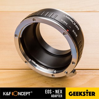 เมาท์แปลง K&amp;F EOS-NEX ( Canon EOS - Sony E / FE / NEX Lens Adapter / EF / EFS / KF )