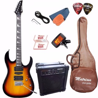 Matrixss กีตาร์ไฟฟ้า Electric Guitar รุ่น ME212SB Set