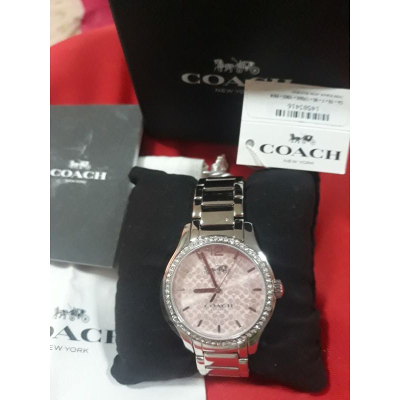 New Coach Maddy Stainless Silver Lady Watch