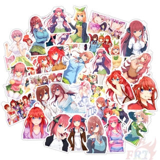 50Pcs/Set ❉ The Quintessential Quintuplets Series 01 Anime สติ๊กเกอร์ ❉ Nakano Miku Ichika Nino Yotsuba Itsuki DIY Fashion Mixed Decals Doodle Decals สติ๊กเกอร์