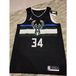 Jordan NBA Swingman JerseyGiannis Antetokounmpo Bucks Statement Editon 2020