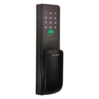 กุญแจดิจิตอลล็อก SECUON SEC-7200XKK สีดำ กลอนประตูดิจิตอล DIGITAL LOCK SECUON SEC- 7200XKK BLACK อุปกรณ์ประตู ประตู หน้า