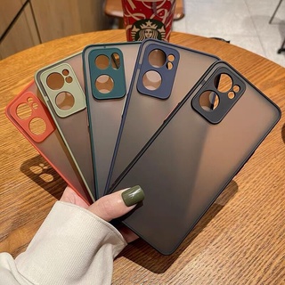 เคสโทรศัพท์ oppo Case OPPO A57 4G 2022 เคสกันกระแทก ปุ่มสีผิวด้าน กันรอยกล้อง ขอบนิ่มหลังแข็ง ส่งจากไทย