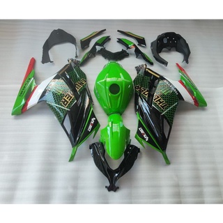 ชุดแฟริ่ง kawasaki ninja 300-250รับทำชุดสี ninja 300รับทำชุดแต่งแฟริ่ง ninja 300แฟริ่ง ninja 300 สีแดงชุดสีแต่ง