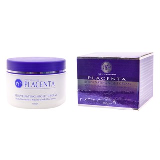 JYP Placenta Rejuvenating Night Cream with Manuka Honey and Aloe Vera เจวายพี ครีมรกแกะ(ไนท์ครีม)สูตรลดเลือนริ้วรอย 100g