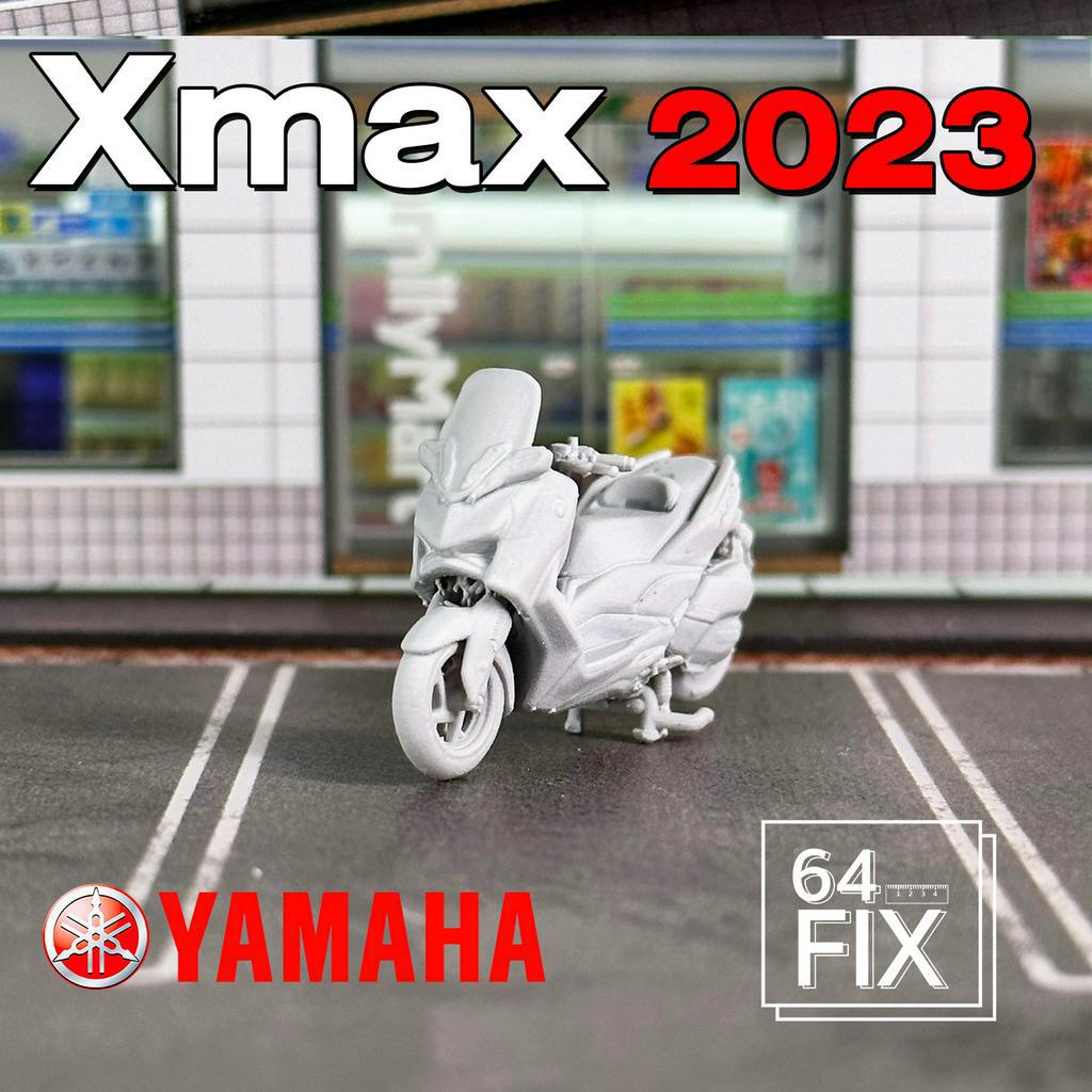 Model YAMAHA Xmax 2023 1:64 Resin งานดิบ