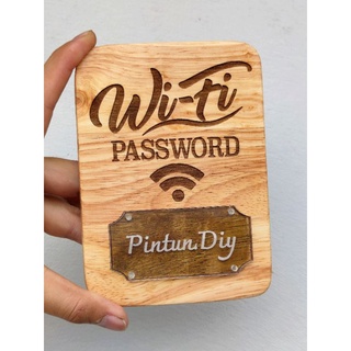 Pintun Diy ป้าย Wifi Password ตกแต่งร้านกาแฟ