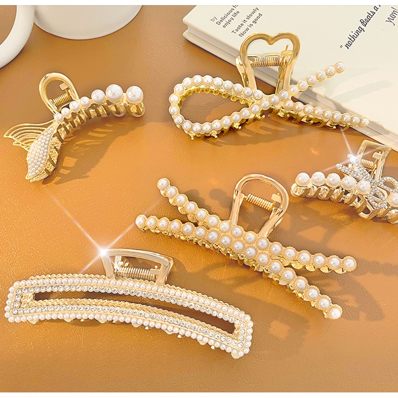 🎀ร้านไทย🇹🇭🎀ส่งของไว🎁กิ๊บติดผมโลหะไข่มุกเพชรกิ๊บติดผมเกาหลีทำผมสไตล์เกาหลีกิ๊ฟติดผมแฟชั่ีน กิ๊บหนีบผมโลหะสวยสวย