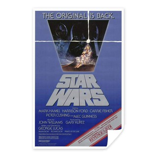 โปสเตอร์หนัง STAR WARS 1977 ( STAR WARS 1977 A NEW HOPE MOVIE POSTER )