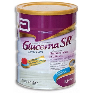 Glucerna SR Triple Care 850g นมสำหรับผู้ป่วยเบาหวาน Exp.2024