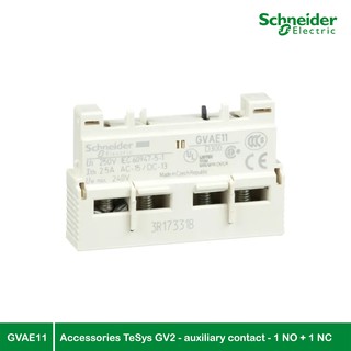 Schneider Electric - TeSys GV2 - auxiliary contact - 1 NO + 1 NC_GVAE11 ที่ร้าน PlugOn