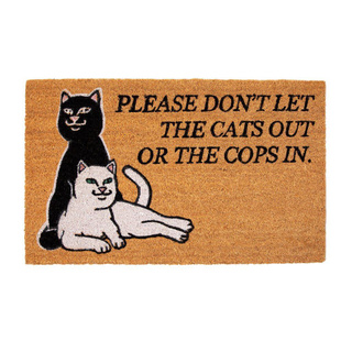 SLUM LTD - RIPNDIP Dont Let The Cops In Door Mat