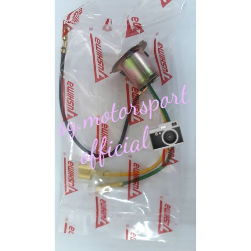 Tushima ไฟหน้าไฟหน้าซ็อกเก็ต LC135 V1 V2 V3 Y100 Y110 Y80 EX5 GBO GB คริส 100 FL SRL110 SRL115 W100R