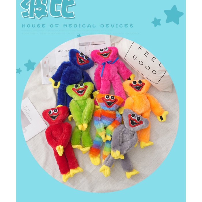COD Poppy Playtime ของเล่นตุ๊กตา ขนาด40cm Huggy Wuggy ของเล่น ของสะสม ตุ๊กตาละครในเกม ขนนุ่มนิ่ม