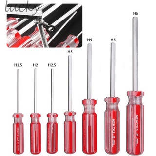 1.5mm-6mm Hexagon Screwdriver Set Flat Head Hex Magnetic Repair Hand Tool Brand New