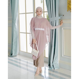 The Latest Gamis Gamis kaftan Isyana เสื้อคลุมสไตล์มุสลิม 2021 สําหรับผู้หญิงมุสลิม