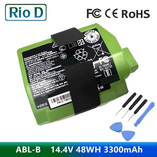 Replacement Battery ABL-B 14.4V 48WH 3300mAh For iRobot Roomba s9+ Sweeping Robot Battery