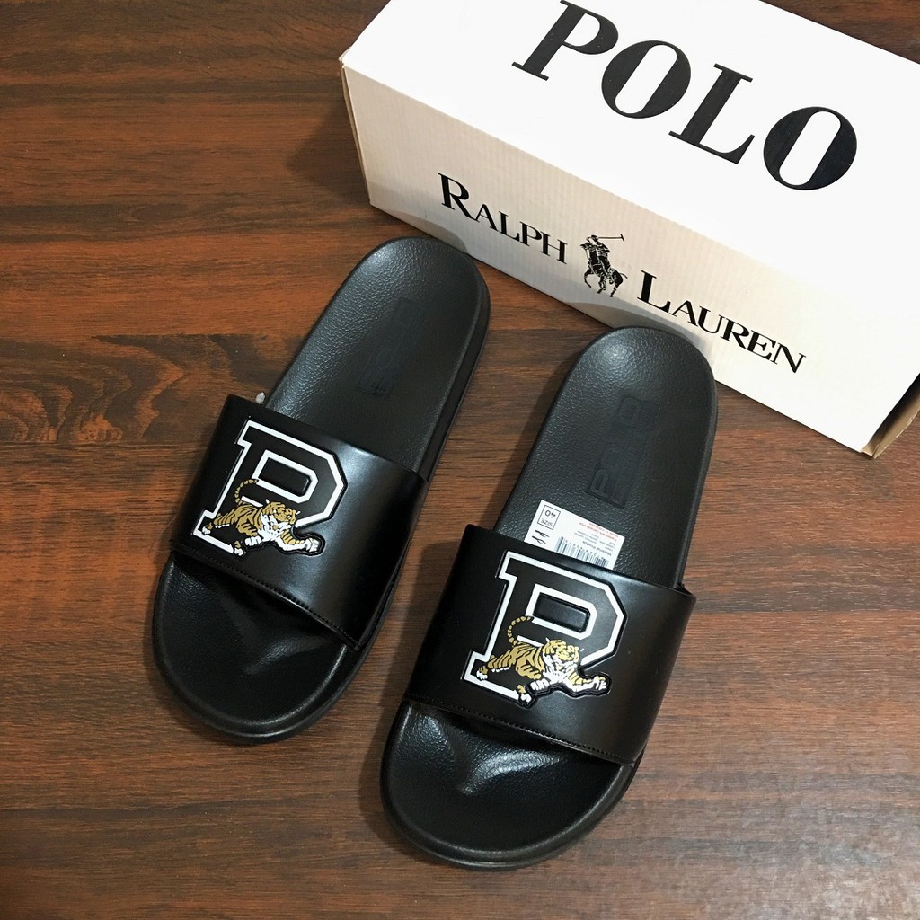 Polo Ralph Lauren Tiger รองเท้าแตะลําลองสําหรับสตรี - dzakiyahsneakers ...