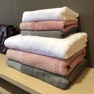 ผ้าเช็ดผม ผ้าเช็ดตัว ชุดคลุมอาบน้ำ คอตตอน Premium Cotton Bath Item Beneath Luxury Bedding