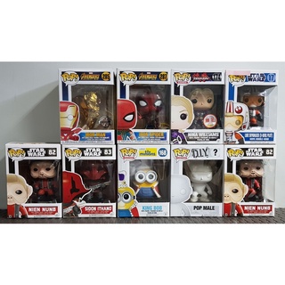 Funko Pop Star Wars, Minions, Marvel ของแท้ 100% กล่องไม่คม