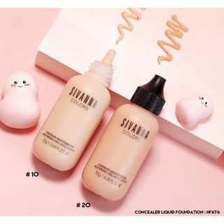 ⚡FLASH SALE⚡♡พร้อมส่ง์  SIVANNA COLORS VELVET TOUCH FOUNDATION HF674