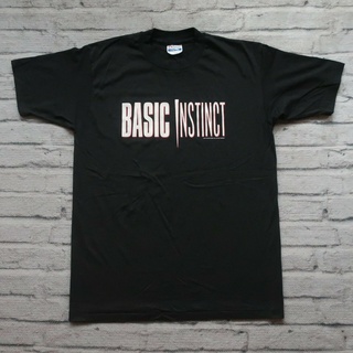 [S-5XL] เสื้อยืดแขนสั้น พิมพ์ลายภาพยนตร์ Basic Instinct แฟชั่นฤดูร้อน 1992