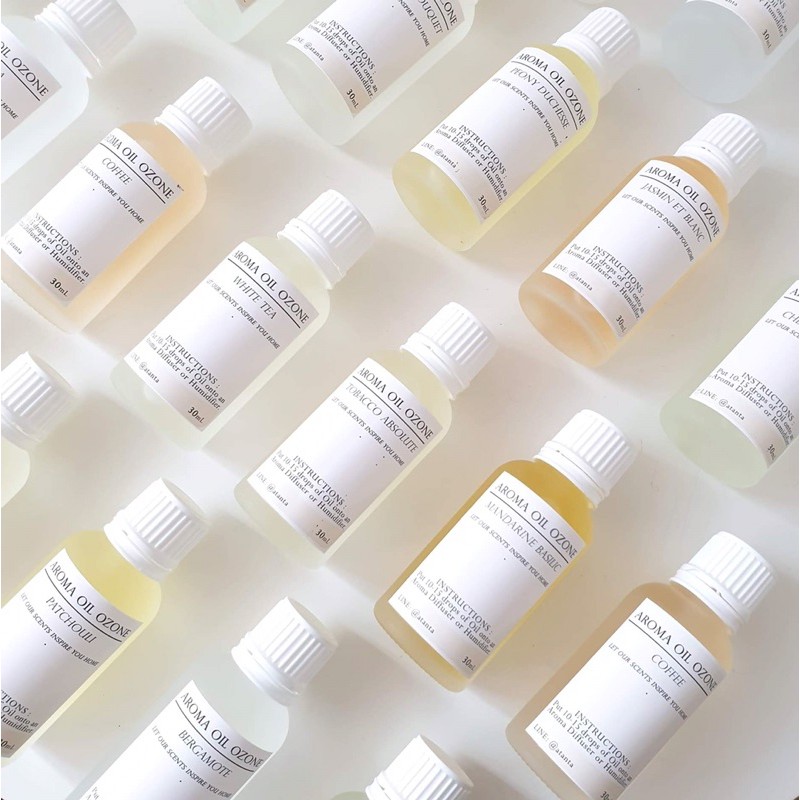 Aroma Oil Ozone 30mL น้ำหอมสำหรับเครื่องพ่นไอน้ำอโรม่า เครื่องพ่นอโรม่า น้ำมันหอมระเหย น้ำหอมอโรม่า