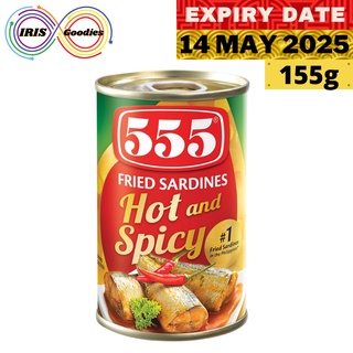 555 Fried Sardines Hot And Spicy 155g