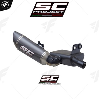 BMW F 900 XR (2020-2022) SC1-R Muffler, with Carbon fiber end cap