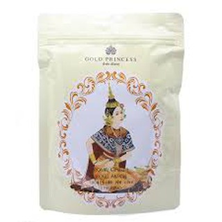 Gold Princess Royal Detoxification Foot Patch ginger   แผ่นมาส์ก/ดีท๊อกซ์เท้ายี่ห้อนางรำ 1ซองบรรจุ  10 ชิ้น