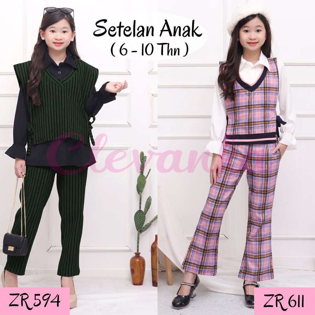 (6 - 9 ปี) ชุดสูทเด็กผู้หญิง / เสื้อผ้าเด็กผู้หญิง ZR506 CK