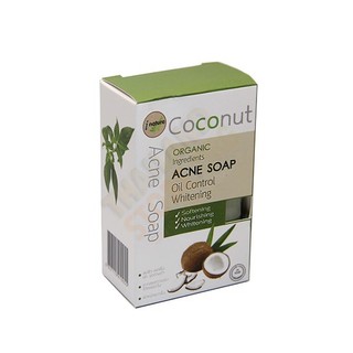 I Nature Coconut Acne Soap Oil Control Whitening  120  g