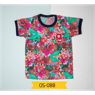 เสื้อครอบครัว เสื้อลายดอก เสื้อเด็ก รหัส OS-088