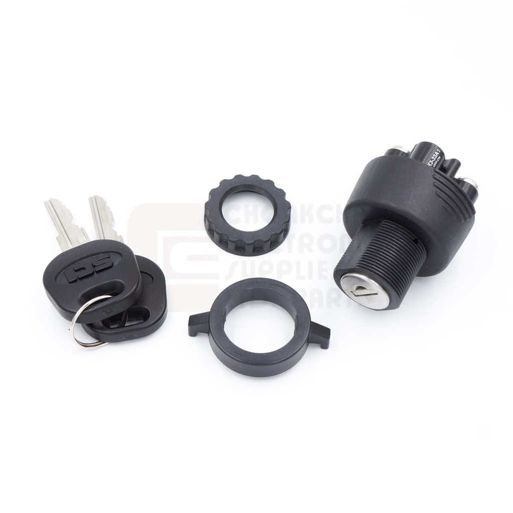 SCI สวิตช์กุญแจ ปิดเปิด ON-OFF Key Switch 15A 12V DC 3P ติดในเรือ รถยนต์ รถกระบะ รุ่น K3-33A1 ราคา ถูกที่สุด ดีลบีเคเค แกลเลอรีภาพที่ 7