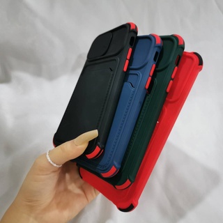 เคส TPU เลื่อนปิดกล้อง ใส่บัตร OPPO รุ่น A16 A94 A74(4G) Reno5 A15 A15s A54(4G)
