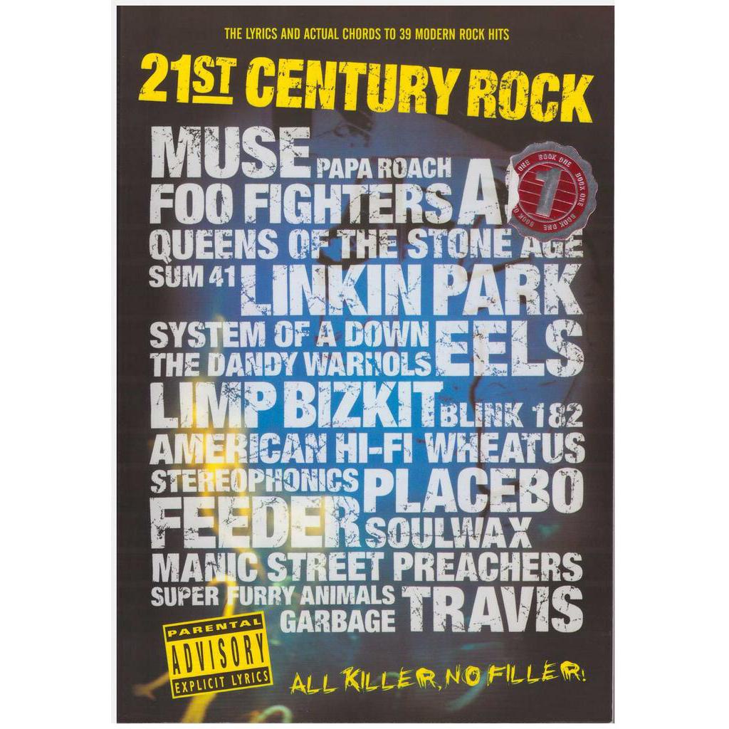 21st Century Rock Tap 1 / หนังสือเสียง / หนังสือเสียง / หนังสือกีต้าร์ / กีทาร์