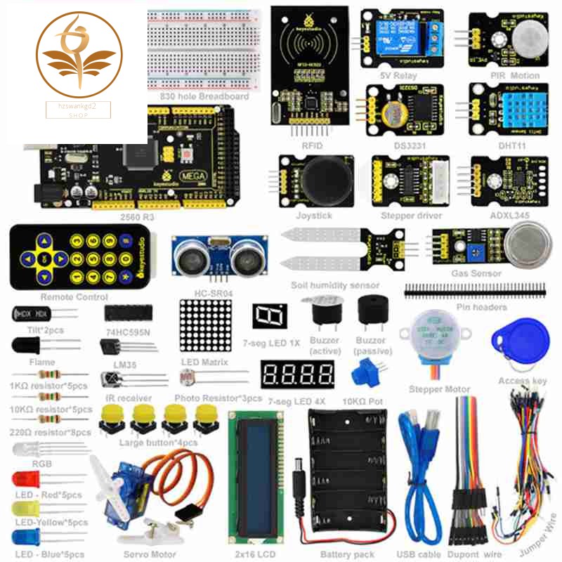 Mega 2560 R3 Super Starter Kit Rfid Learning Kit with for Arduino ...