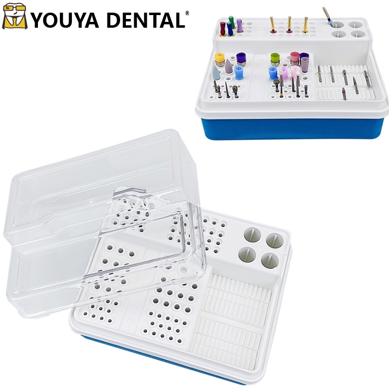 ทันตกรรม Endo กล่องฆ่าเชื้อสําหรับ Root Canal ไฟล์ทันตแพทย์ Durs เจาะ Organizer ตําแหน่งกล่องผู้ถือฆ่าเชื้อ