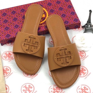 Tory Burch Sandals รองเท้าส้นแบน ใส่สบาย รองเท้าแบรนด์เนม