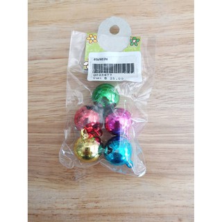 ลูกกระพรวน คละสี D I Yบรรจุ 5 ลูกต่อแพ็ค ราคา 25 บาท