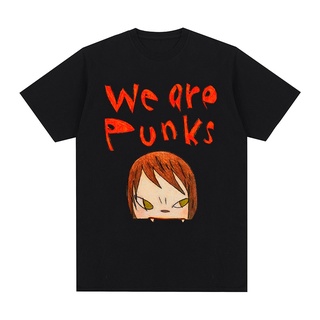 ใหม่ เสื้อยืดลําลอง แขนสั้น พิมพ์ลายอนิเมะ Yoomo Nara We Are Punks Kawaii น่ารัก สําหรับผู้ชายS-5XL