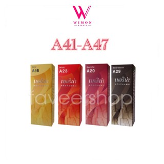 (A41-A47)Berina Hair Color Cream ครีมเปลี่ยนสีผมเบอริน่า สีเบอริน่า