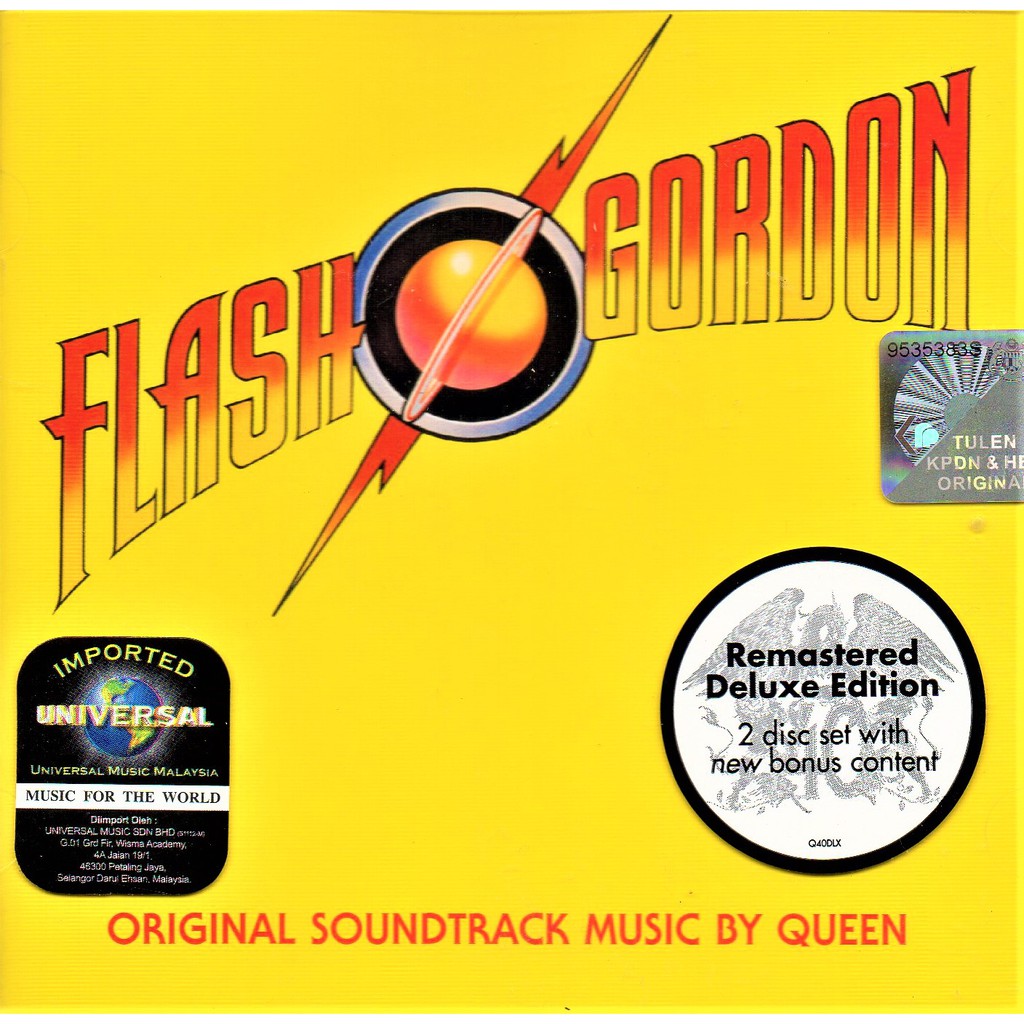 Queen - Flash Gordon Soundtrack Music by QUEEN [ Remastered Deluxe Edition ]( นําเข้า 2 ซีดี พร้อมโบ