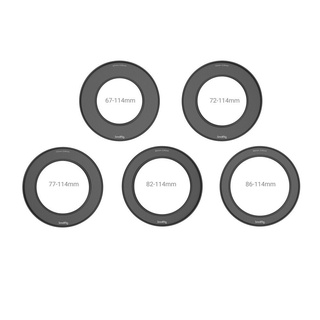 SmallRig - 3410 Screw-In Reduction Ring Set with Filter Thread (67mm/72mm/77mm/82mm/86mm-114mm) for Matte Box 2660