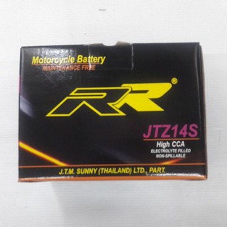 แบตเตอรี่แห้ง(RR)  JTZ14S อะไหล่มอเตอร์ไซค์